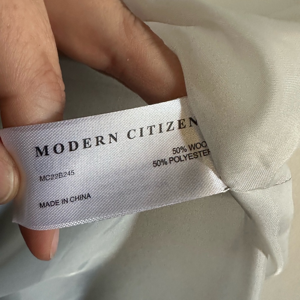 Modern Citizen Felicia Wool Utility Pencil Midi Skirt size Medium EUC - Picture 11 of 11